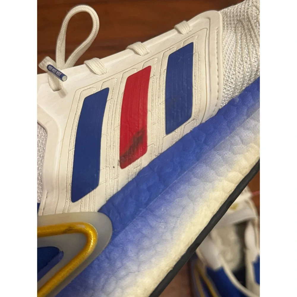 Adidas Ultraboost 20 USA Patriotic Mens Sz 14 Running Walking Shoes Athletic